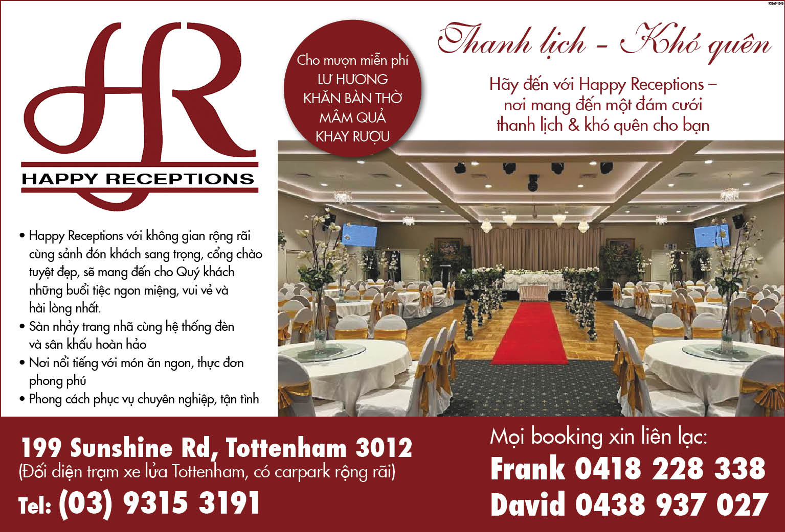 Nhà Hàng Tiệc Cưới - Tổ Chức Sự Kiện Happy Receptions