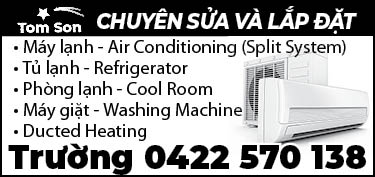 Sửa và gắn máy lạnh Tom Son
